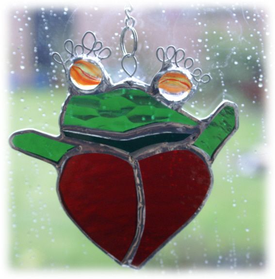 GREEN Heart Frog 002 FREE 10.00