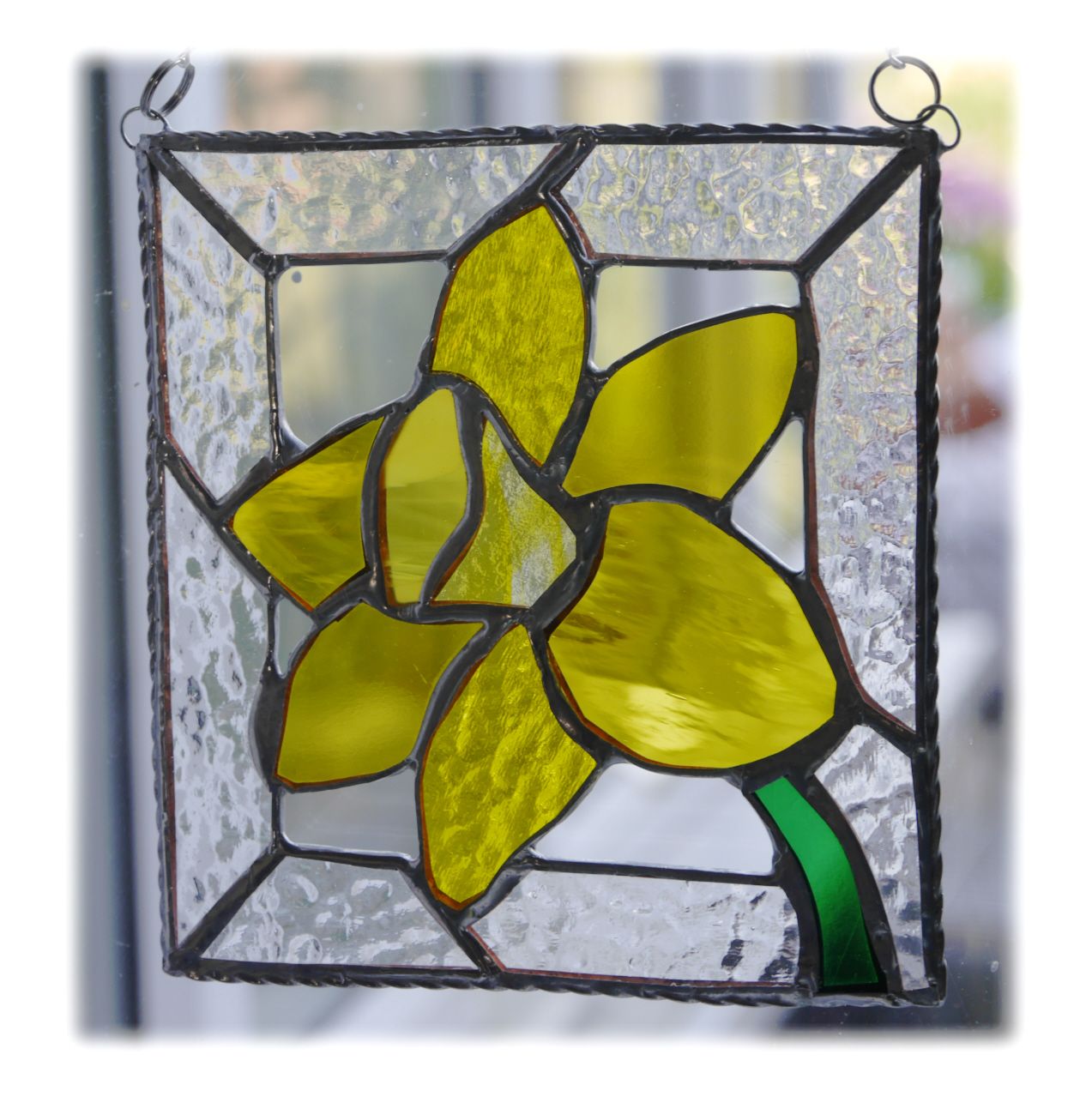 YELLOW Daffodil Framed 021 #1807 FREE 17.50