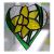 YELLOW Daffodil heart 014 #1903 FREE 16.00