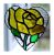 YELLOW Rose full Heart 018 Yellow #1903 FREE 16.00