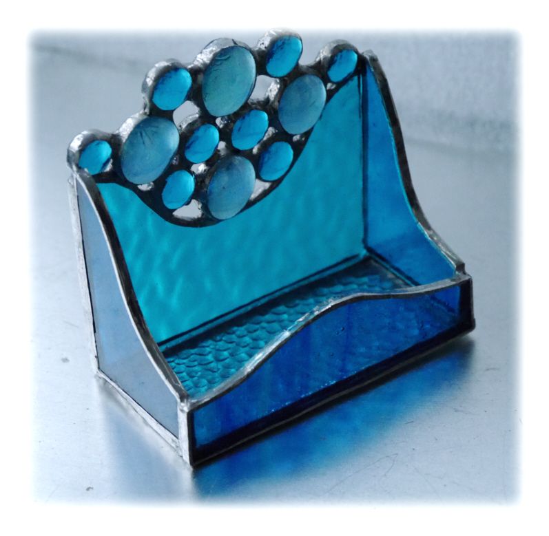 Business Card Holder 007 Turquoise #1603 @FOLKSY @160323 @20.00