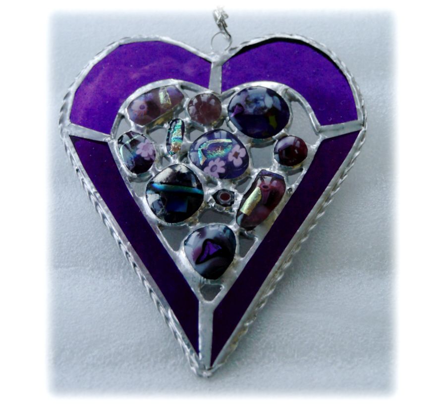 Abstract Heart 017 Purple #1703 @FOLKSY @181211 @16.00