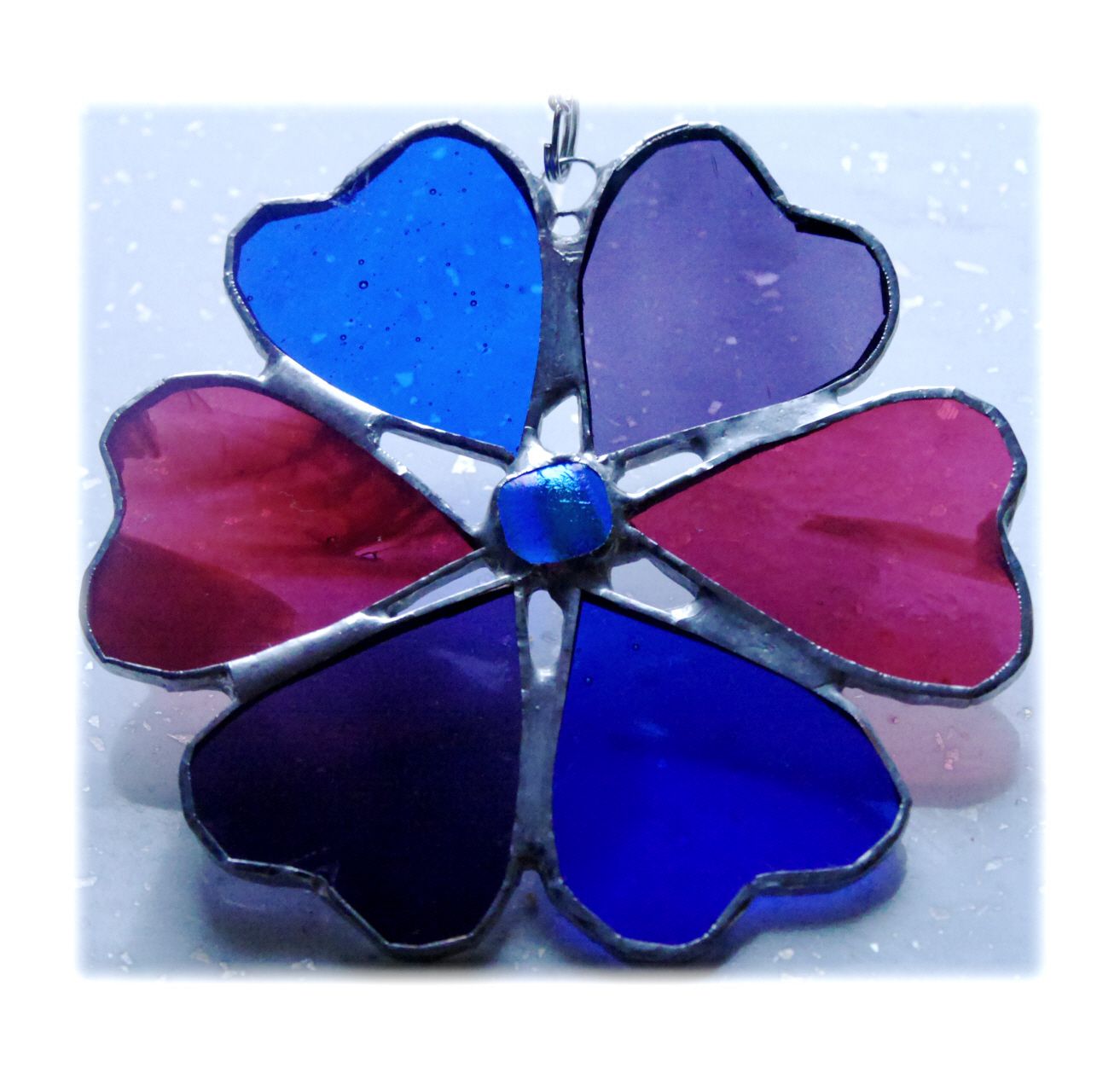 Heart Flower 11cm 011 Purples #1902 FREE 14.50