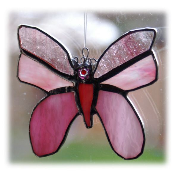 Butterfly 11cm 038 Pink  #1401 @FOLKSY @150224 @7.50