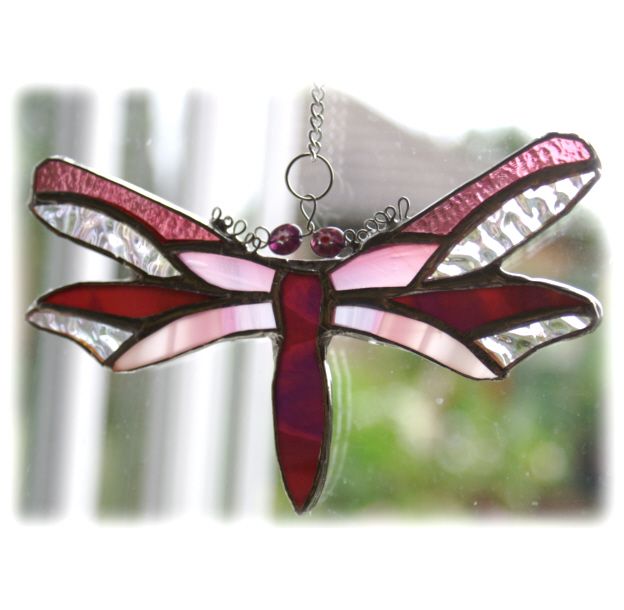 Dragonfly 037 Cranberry #1407 @Stafford @150421 @12.50