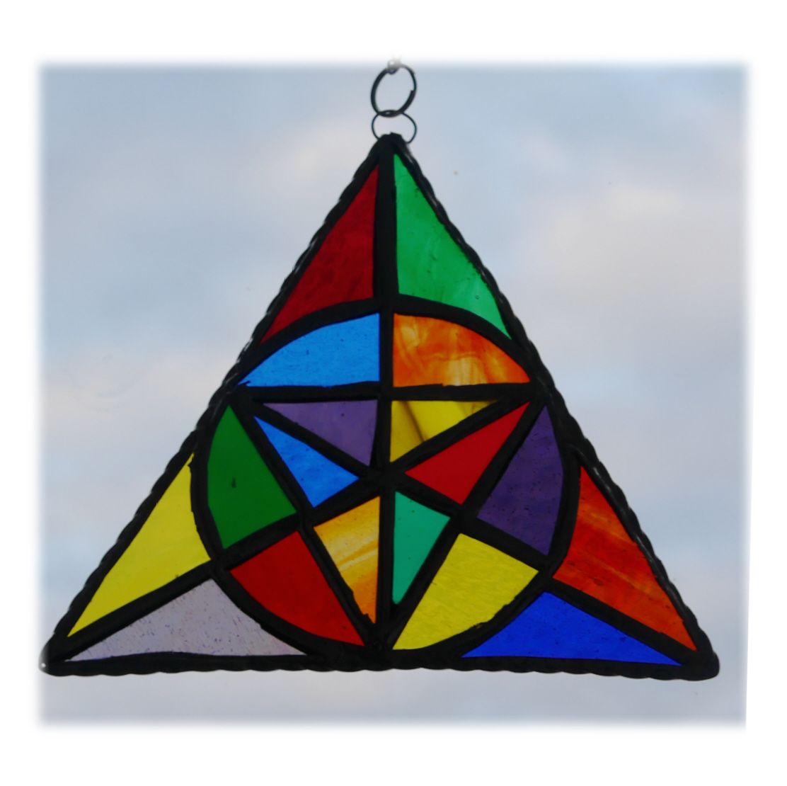 Patchwork Rainbow Triangle 001 #1610 FREE 17.50