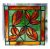 Leaf Tile 004 Red #1906 FREE 27.50