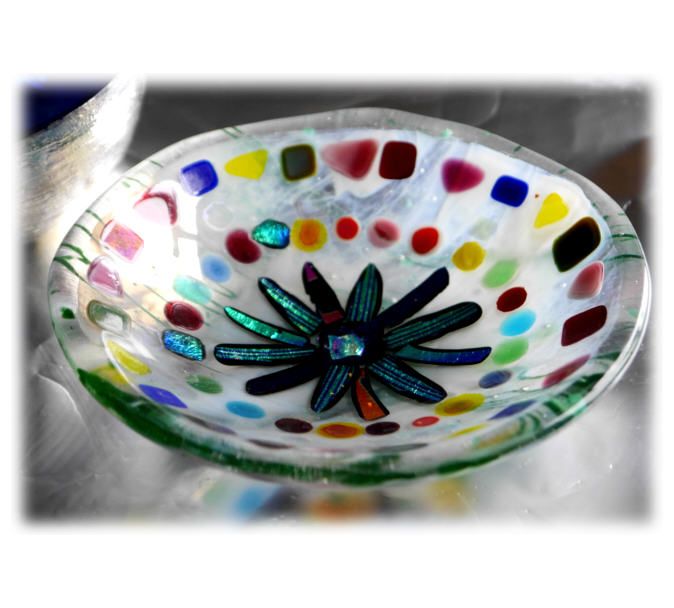 13cm Round Dolly Mixture Bowl FUSED 007 #1502 @FOLKSY @150512 @16.00