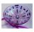 12.5cm Round Lilac Dichroic Bowl FUSED 034 #1708 FREE 16.00