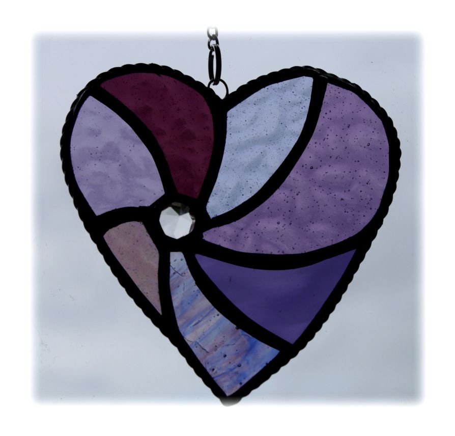 Swirl Heart 042 Purple #1906 FREE 14.50