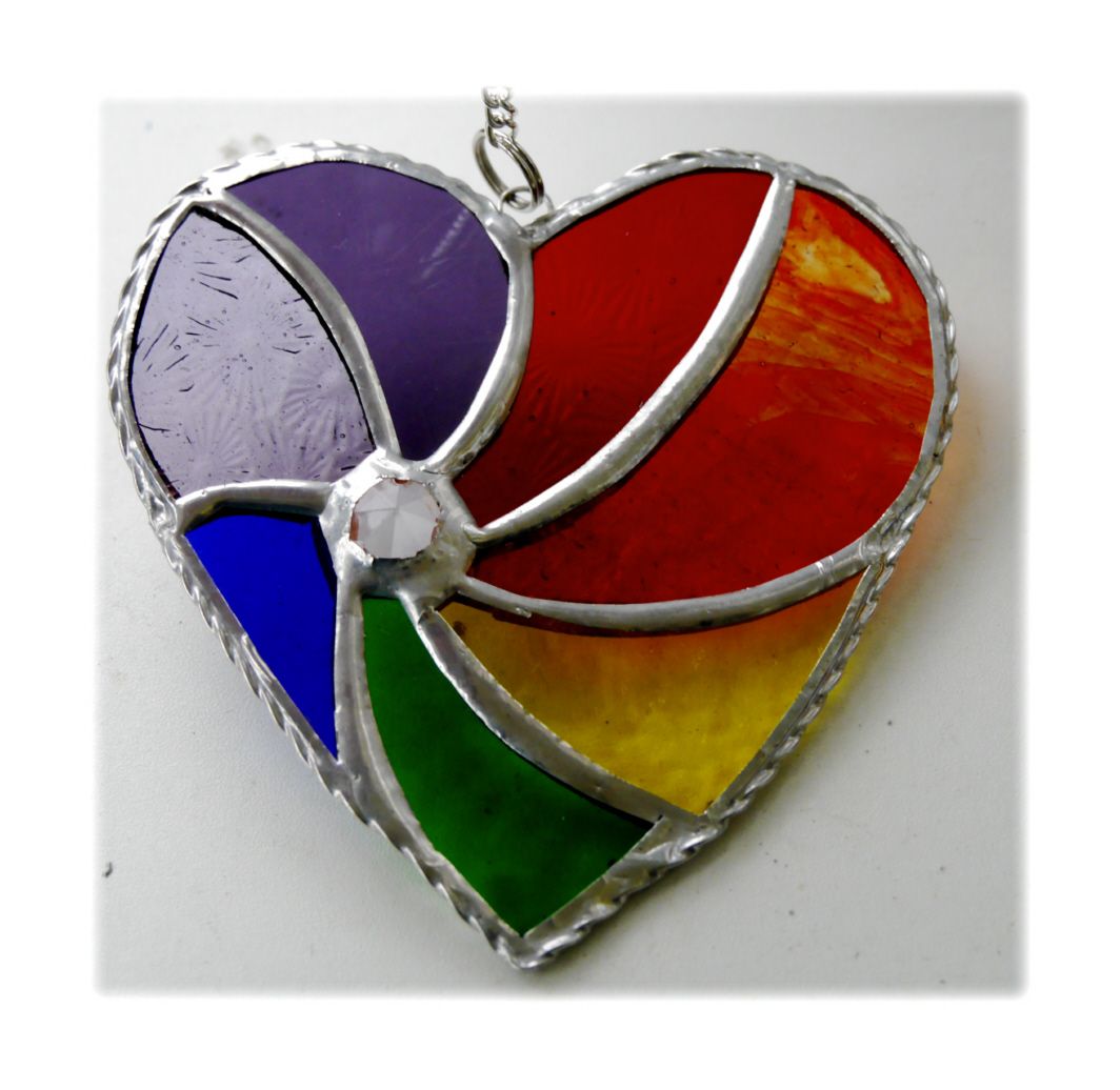 Swirl Heart 028 Rainbow #1811 FREE 14.50