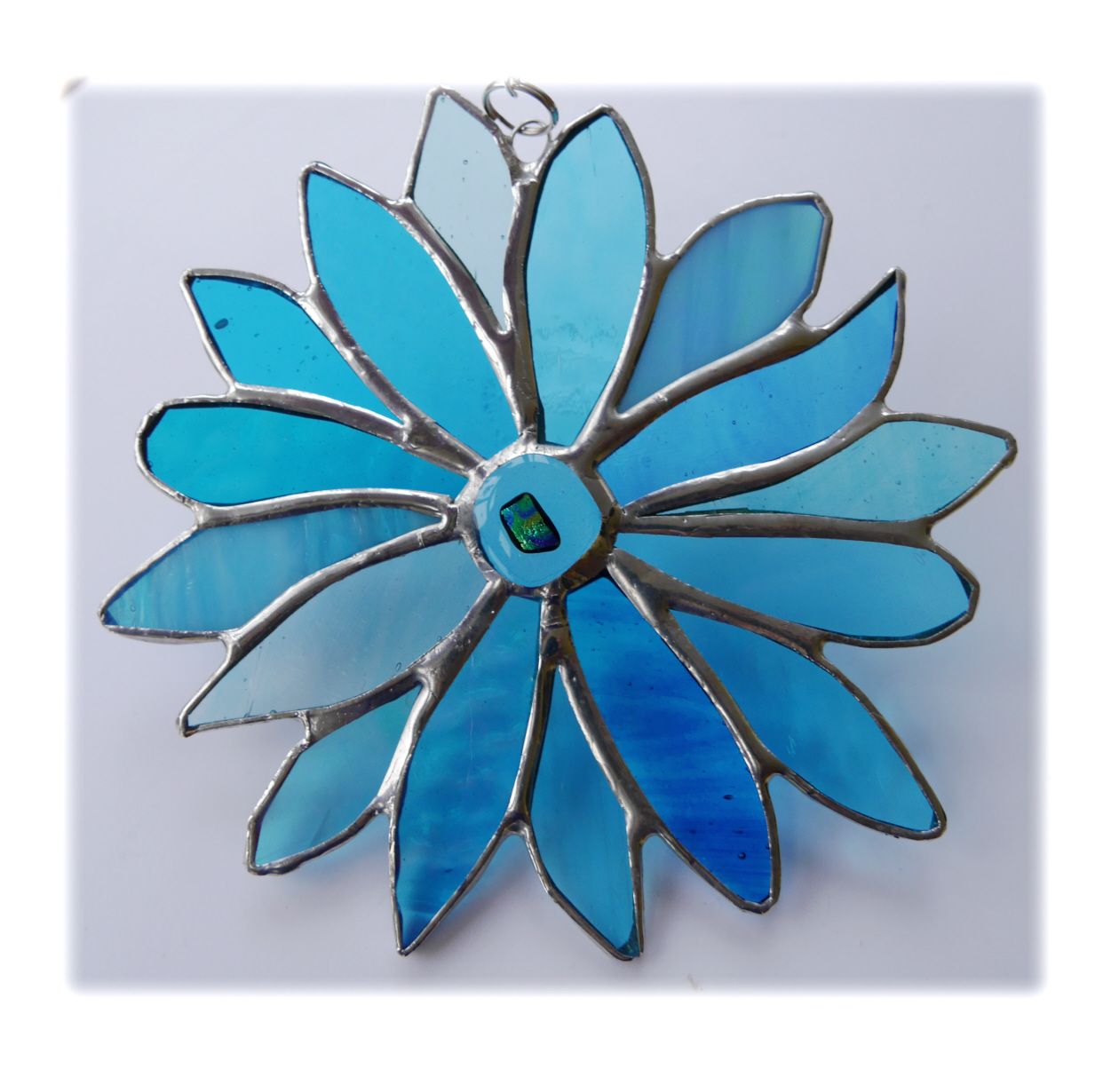 Sea Blue Flower 015 #1908 FREE 18.75