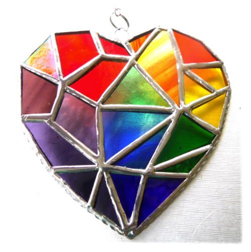 Patchwork Geometric heart 002 Rainbow #2208 FREE 20.00.jpg