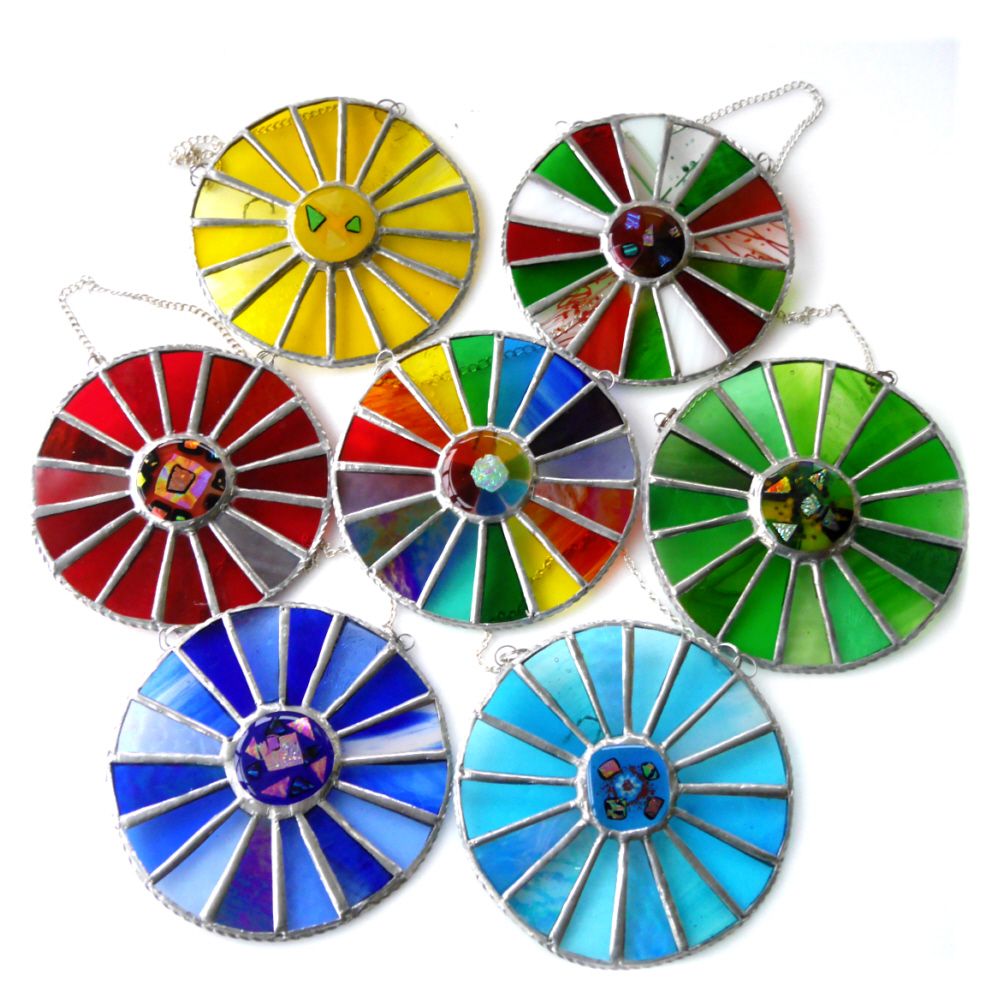Colourwheel Suncatcher Stained Glass Colour Choice