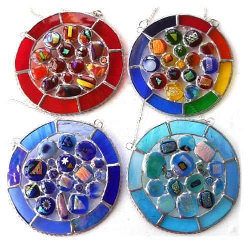 Nugget Ring Fusion Suncatcher Stained Glass Colour Choice