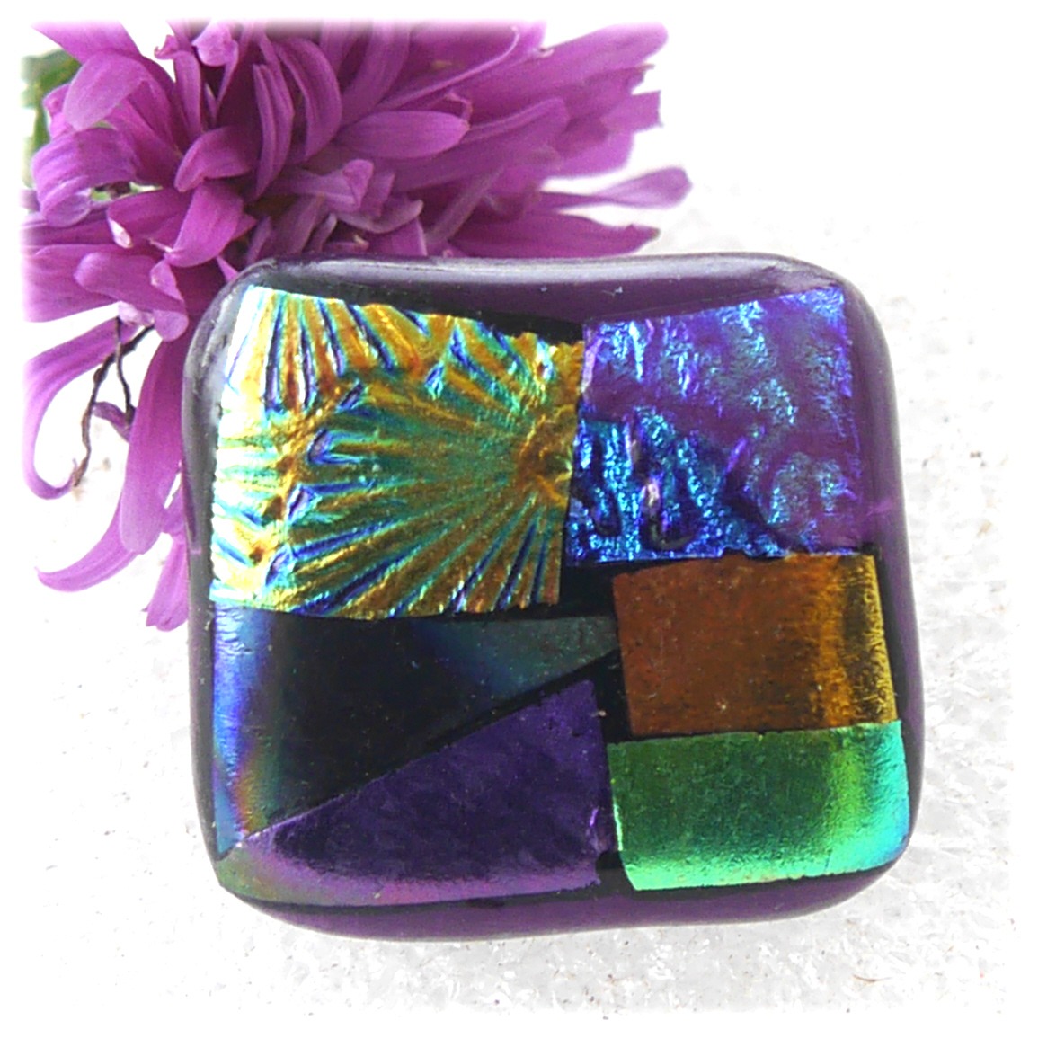 Brooch Fused Dichroic 095 #2310 FREE @8.00.jpg