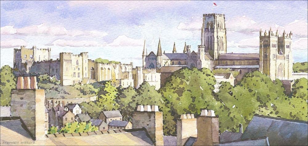 Durham viewed from the train station
