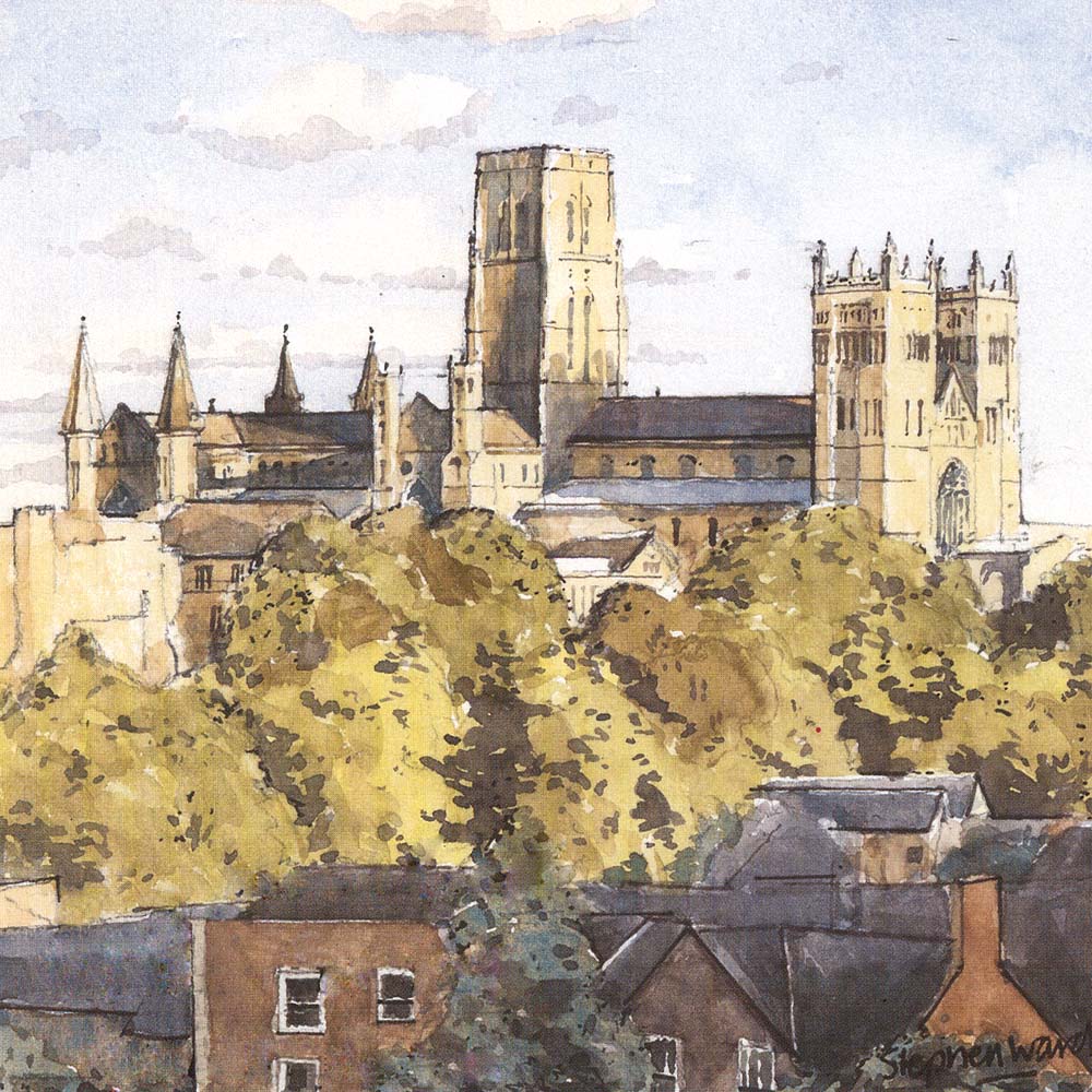 Durham Cathedral from the train station
