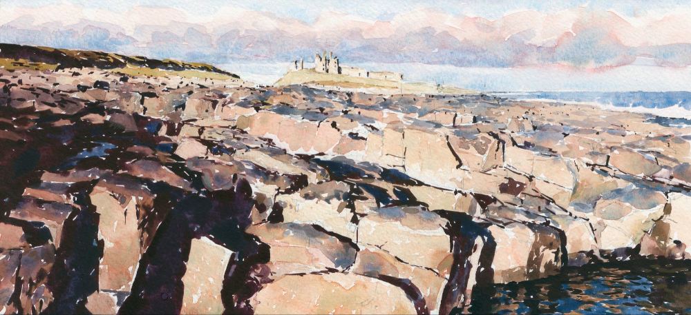 Dunstanburgh Castle from the Craster path