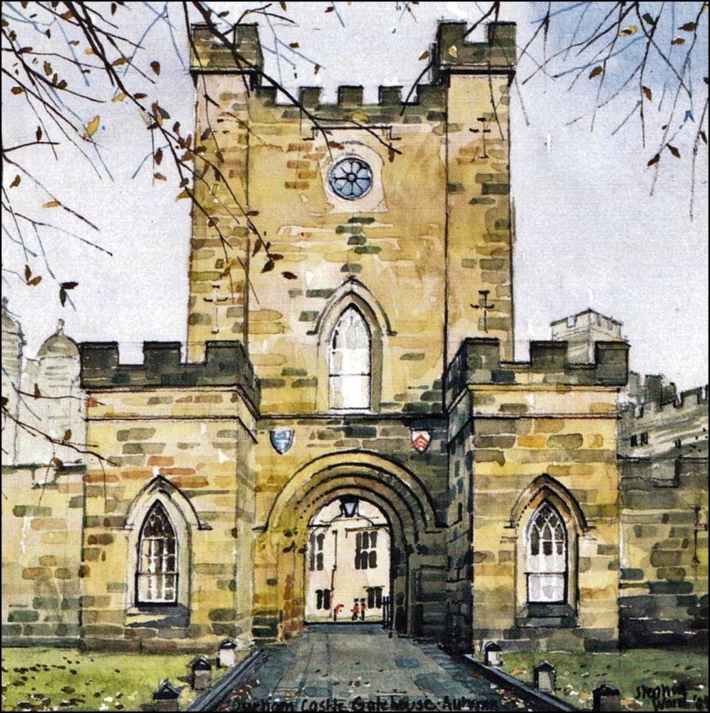 Durham Castle Gatehouse - Autumn