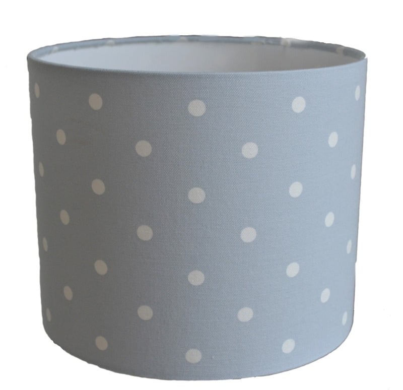 Children's lampshades/ dotty red lampshade/ bespoke lampshades