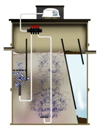 Vortex sewage treatment system