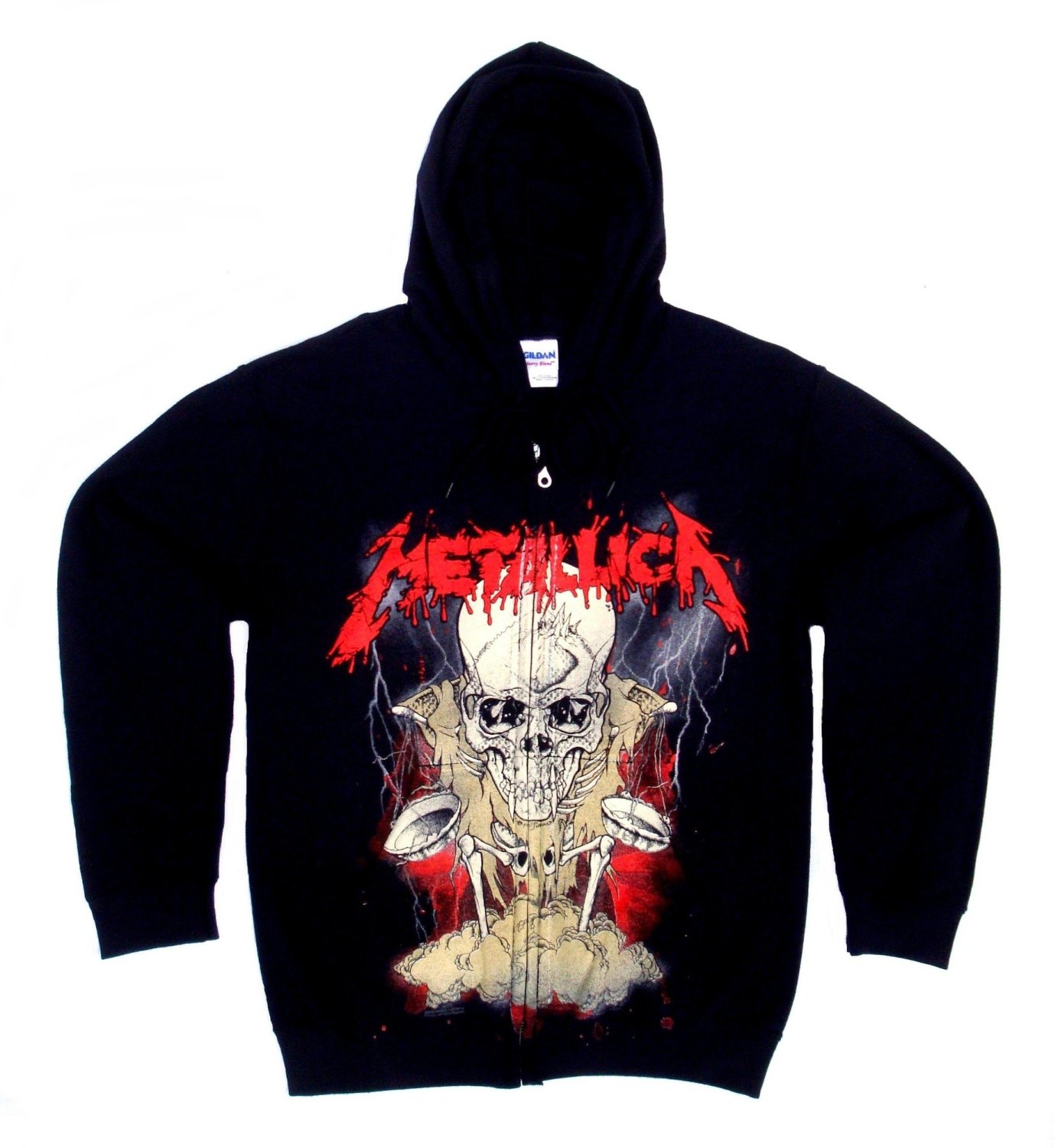 Metallica Pushead Hooded Sweatshirt Medium