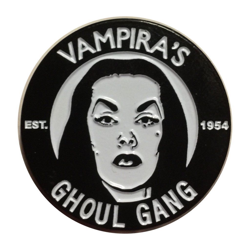 Kreepsville 666 Vampira Ghoul Gang Badge