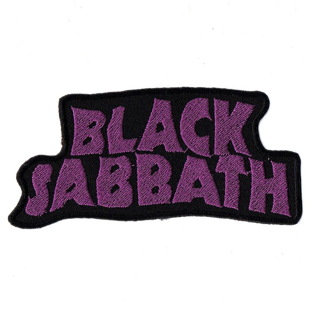 Black Sabbath Purple Logo Patch
