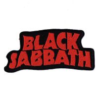 Black Sabbath Red Logo Patch