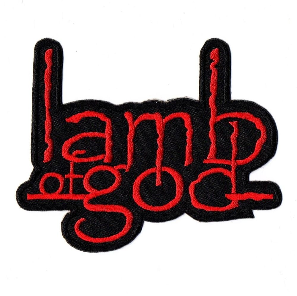 Lamb Of God Red Logo Patch