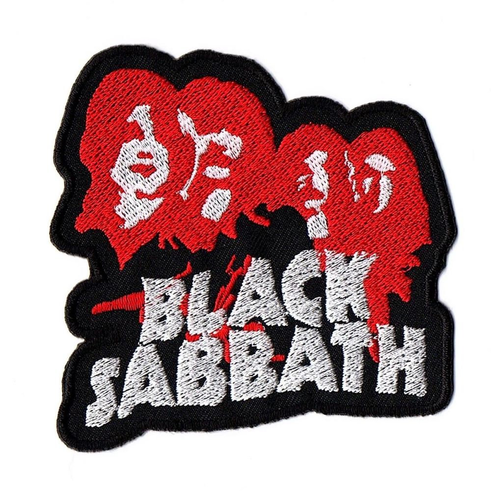 Black Sabbath Red Portraits Patch