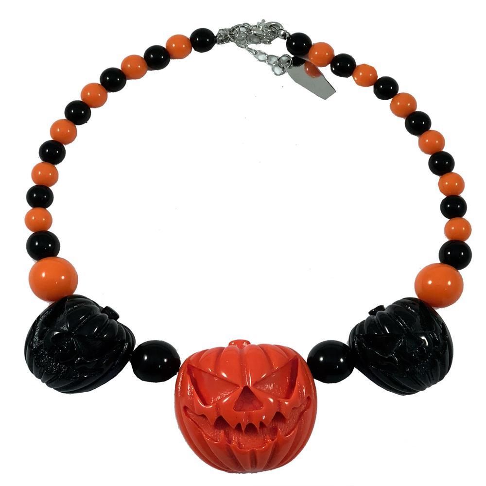 Kreepsville 666 Jack O Lantern Pumpkin Necklace