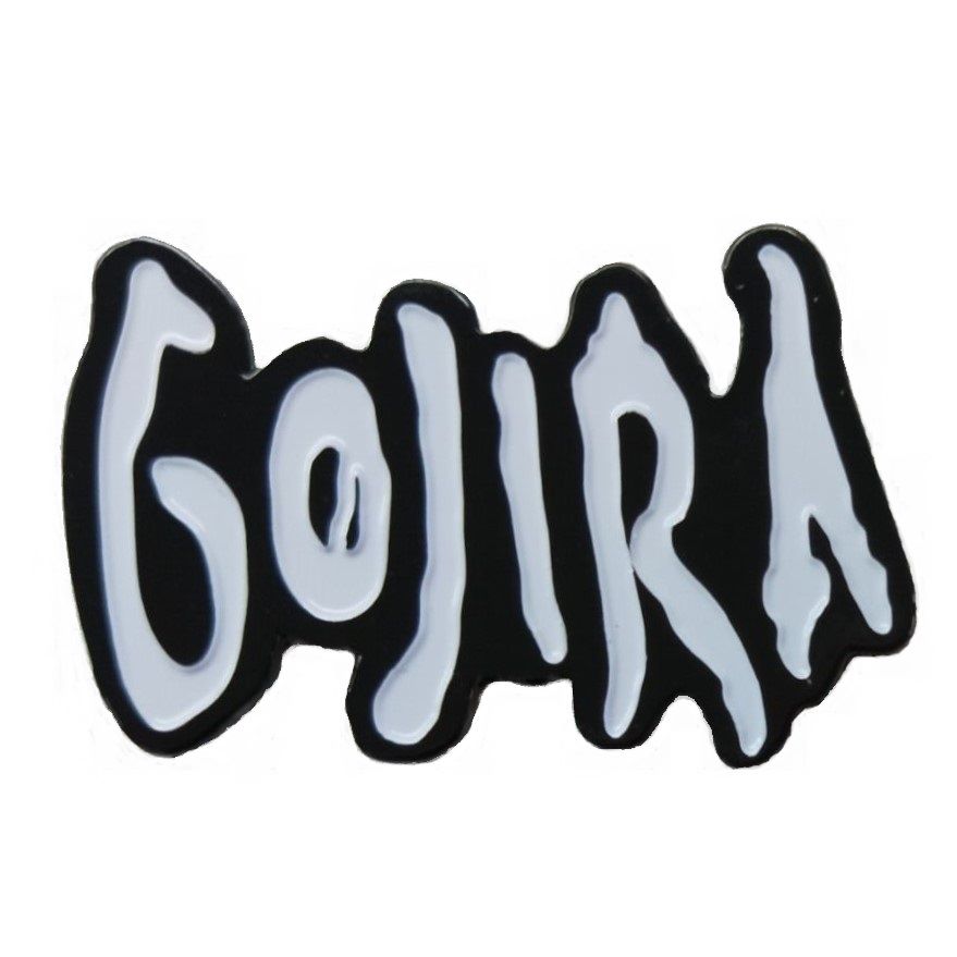 Gojira White Logo Badge