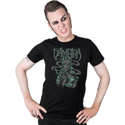 Kreepsville 666 Vampira Smokin Glow Tshirt