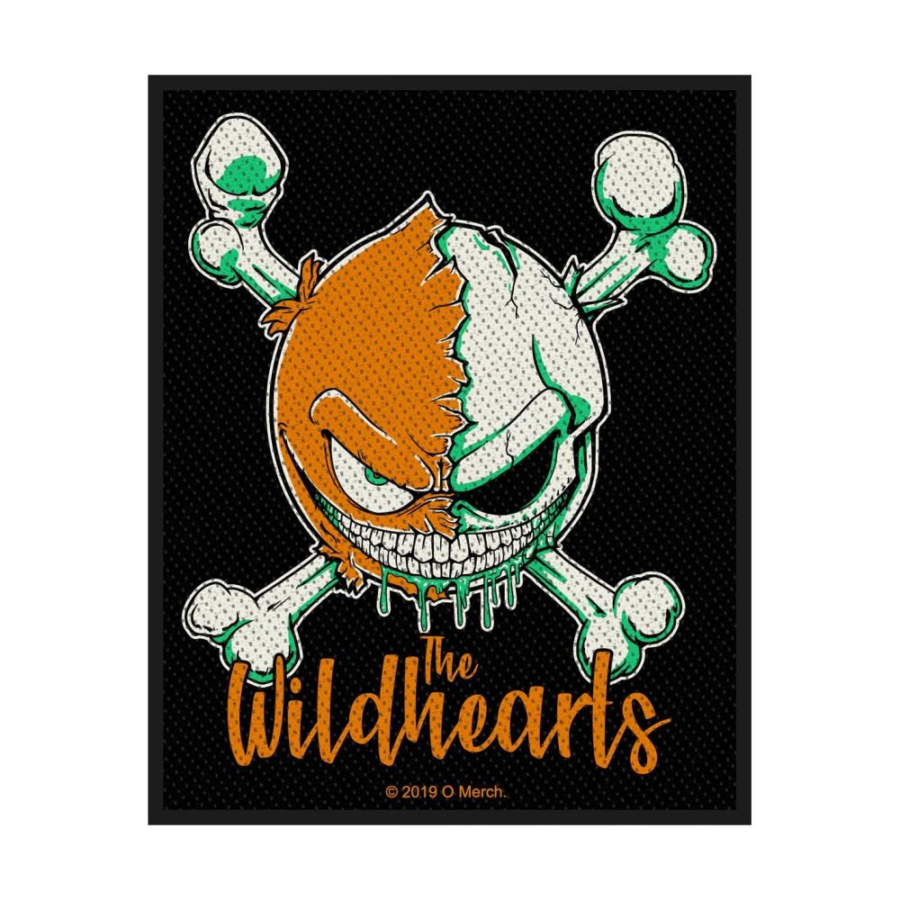 Wildhearts Green Skull Patch