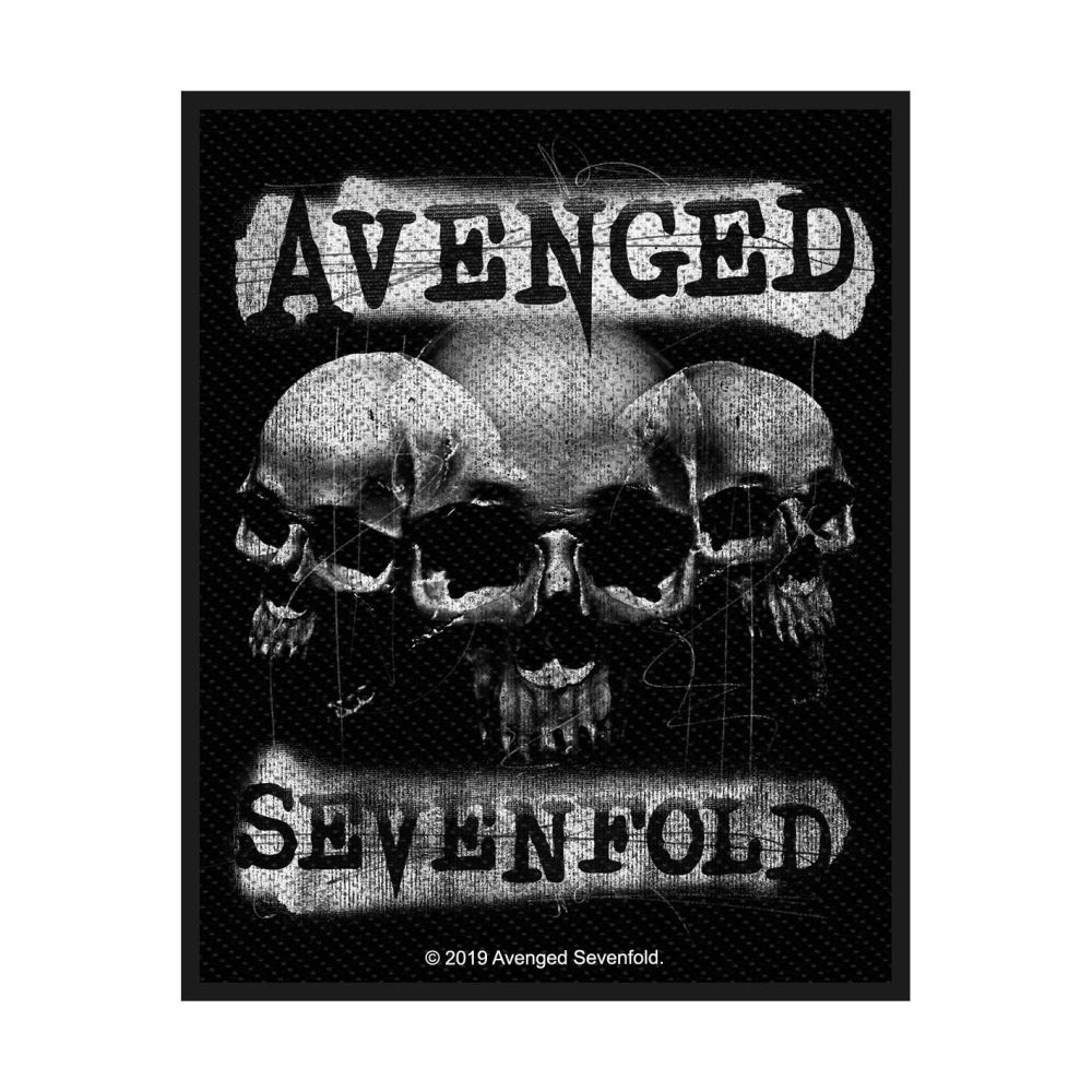 Avenged Sevenfold Three Skulls Patch