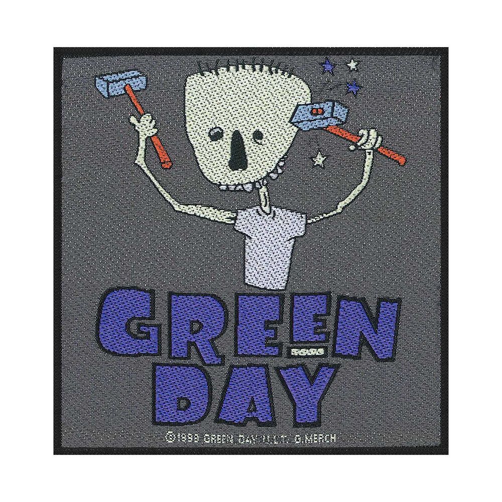 Green Day Hammer Face Patch