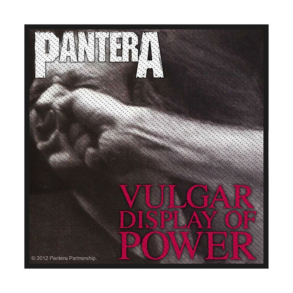 Pantera Vulgar Display Of Power Patch