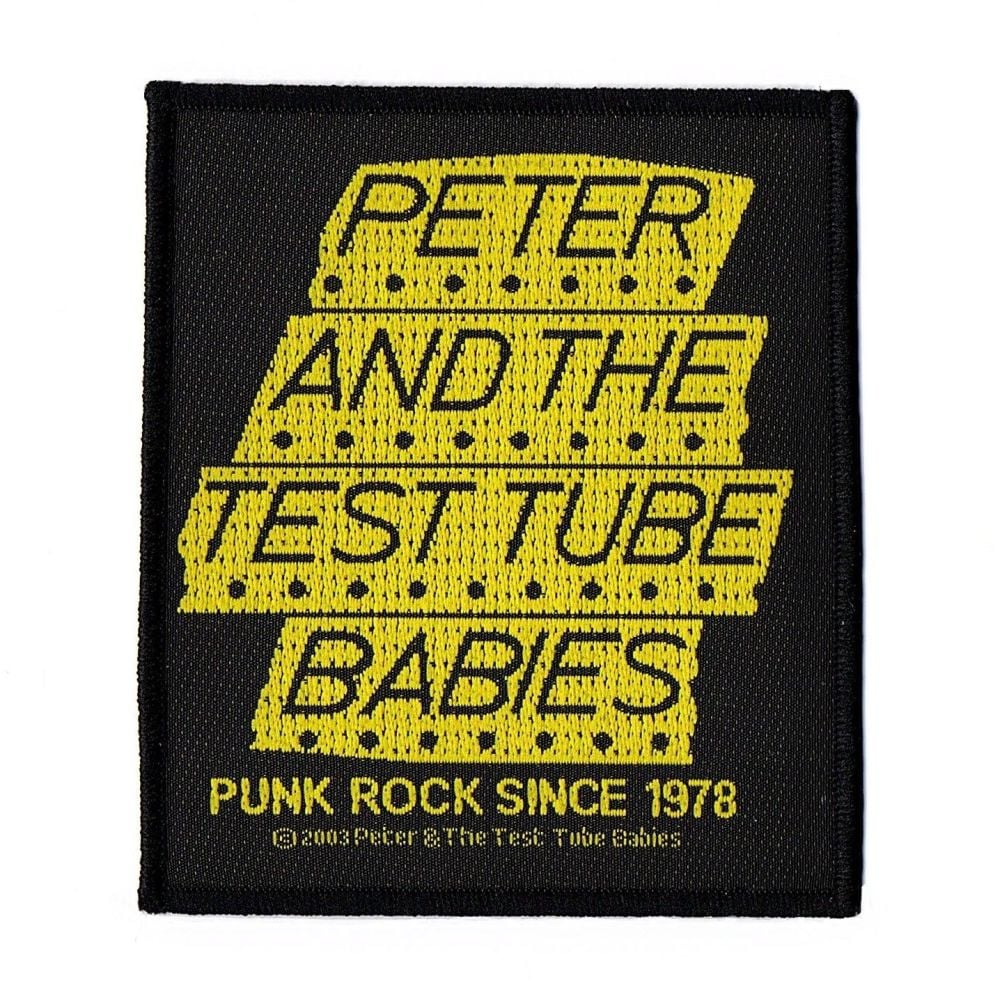 Peter And The Test Tube Babies Logo Patch