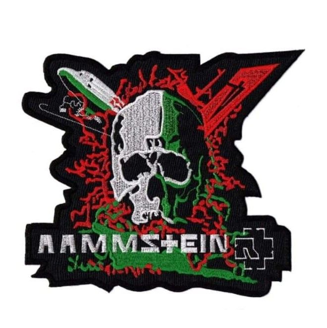 Rammstein Skull XL Patch
