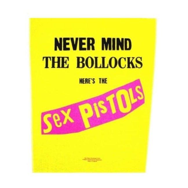 Sex Pistols Never Mind The Bollocks Back Patch