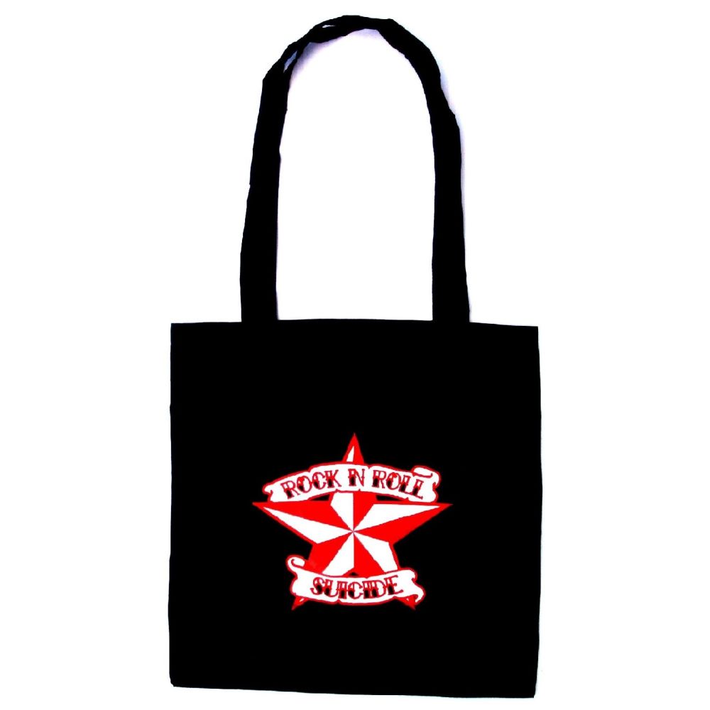 Rock N Roll Suicide Nautical Star Tote Bag