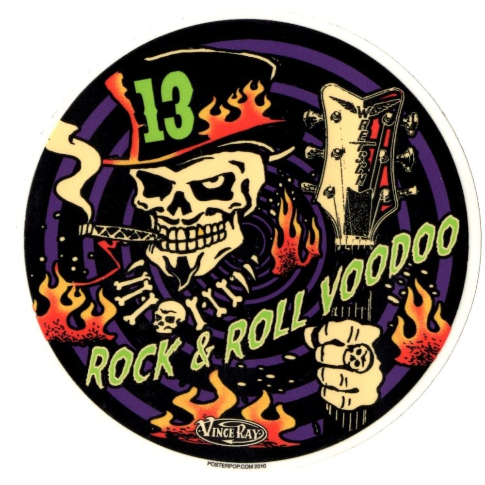 Vince Ray Voodoo 13 Sticker