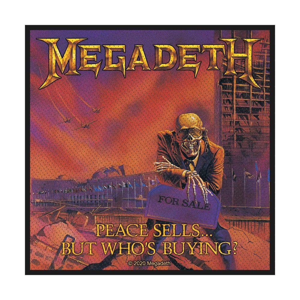 Megadeth Peace Sells But Whos Buying Patch