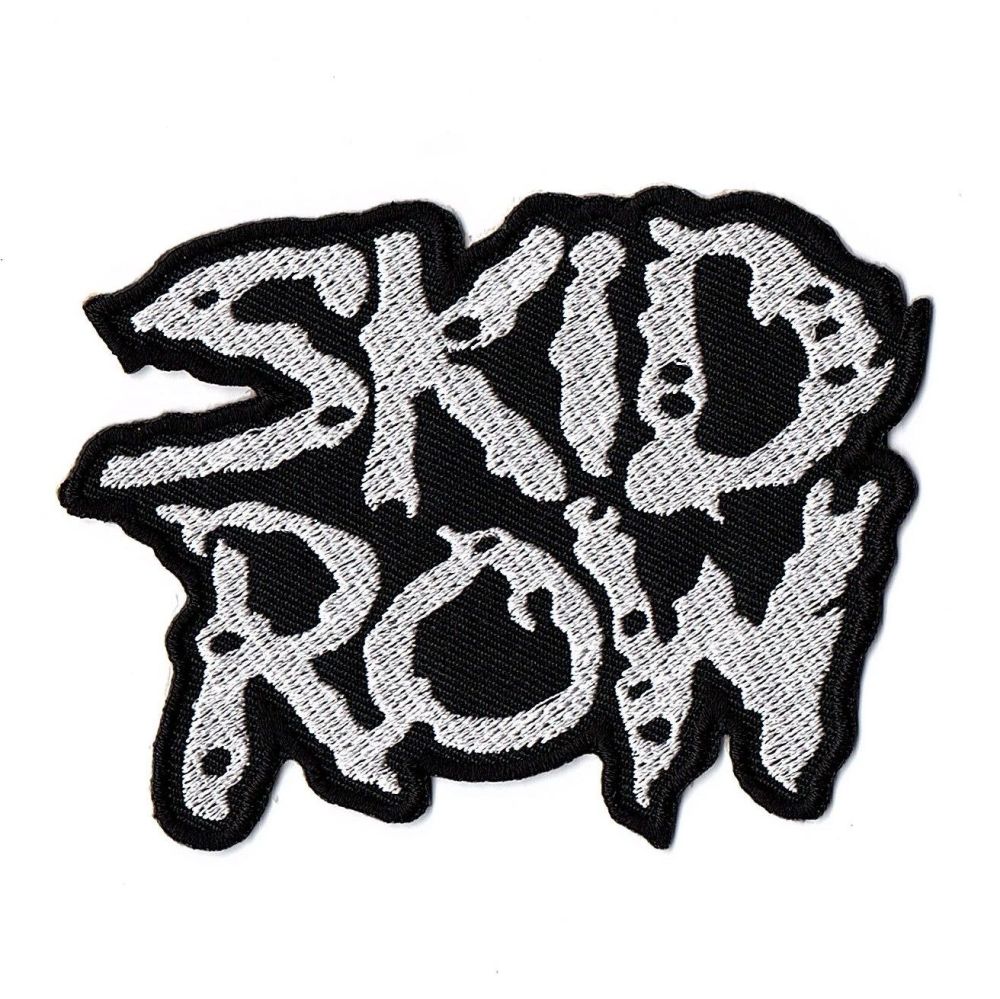 Skid Row White Logo Patch