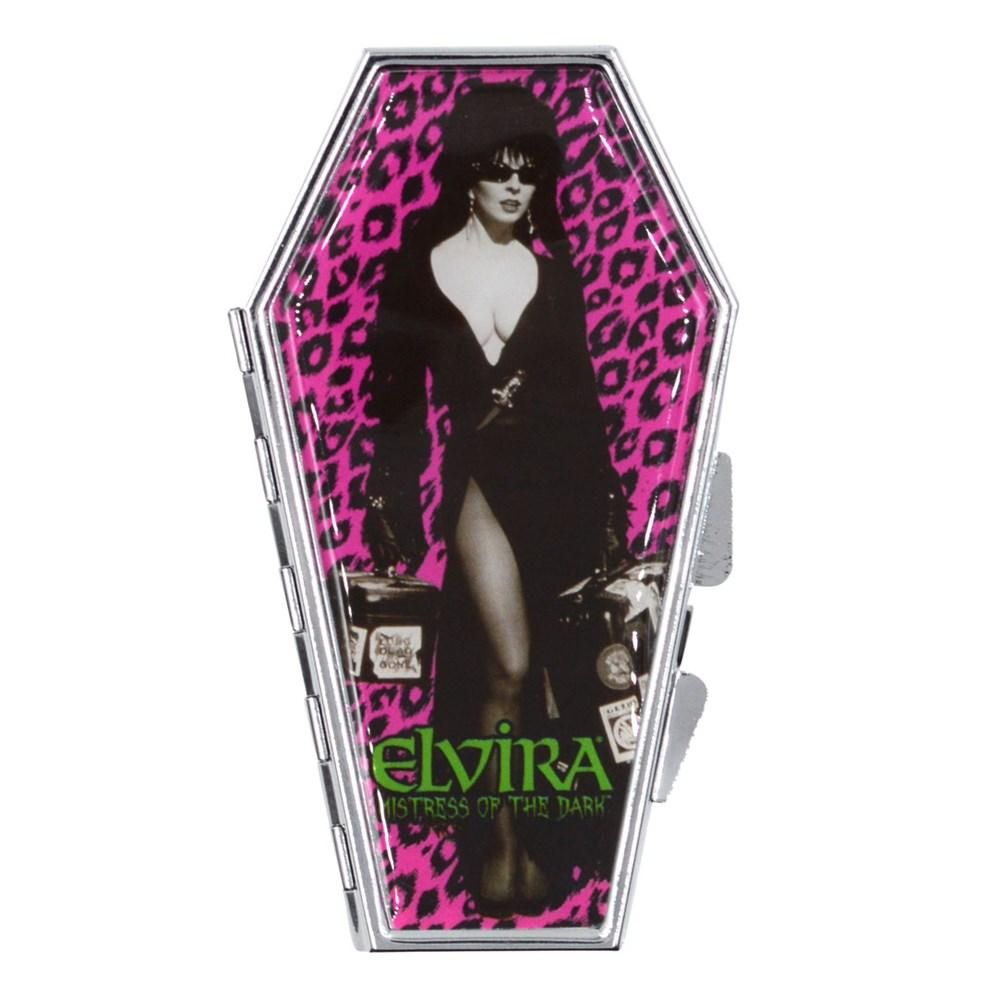 Kreepsville 666 Elvira Leo Luggage Coffin Compact Mirror