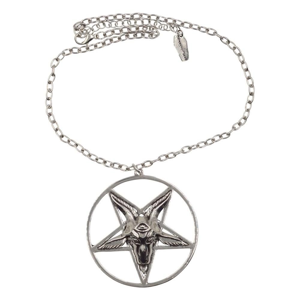 Kreepsville 666 Baphomet Satanic Circle Necklace