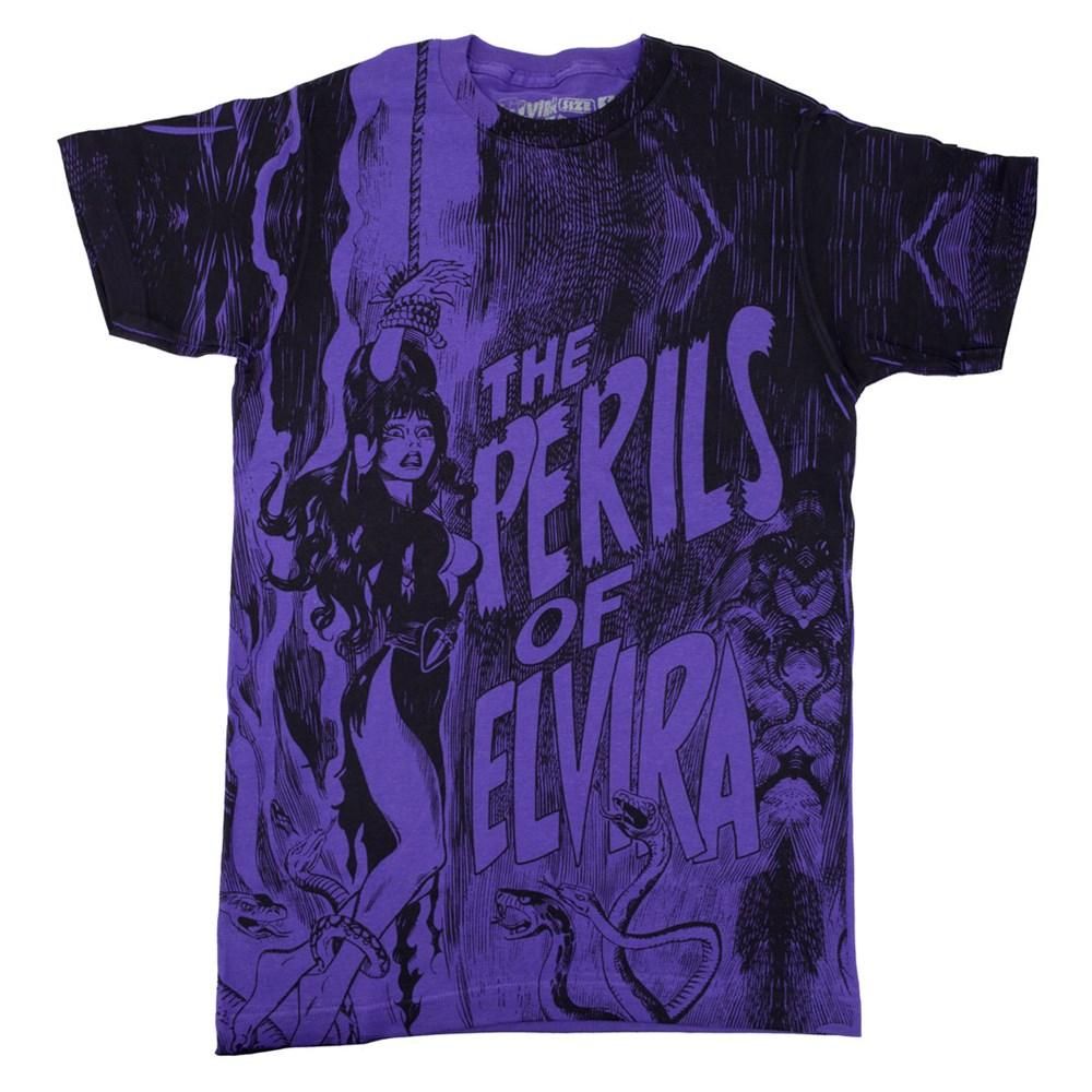 Elvira Perils Of Purple Tshirt