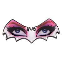 Elvira Bat Eyes Badge